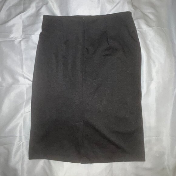 Philosophy Pencil Skirt‎ Clean Lines Tailored Fit Comfortable Fabric Black W 10 - Picture 1 of 8